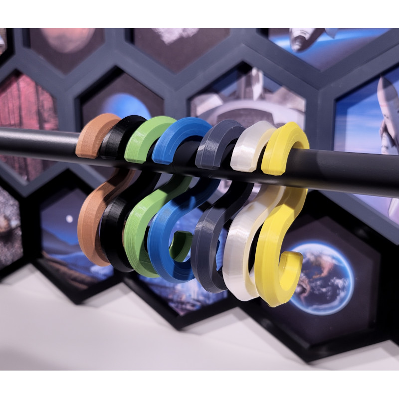 Stabiler S-Haken 104 mm – Belastbar bis 20 kg, Aus PLA, Vielseitig Einsetzbar Stabiler S-Haken 104 mm – Belastbar bis 20 kg, Aus PLA, Vielseitig Einsetzbar