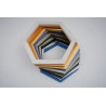 Modular Hexagon Wall Panel – 21 cm Modern Geometric Decor