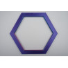 Modular Hexagon Wall Panel – 21 cm Modern Geometric Decor