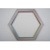 Modular Hexagon Wall Panel – 21 cm Modern Geometric Decor