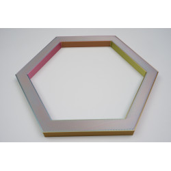 Modular Hexagon Wall Panel – 21 cm Modern Geometric Decor