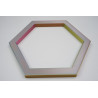 Modular Hexagon Wall Panel – 21 cm Modern Geometric Decor