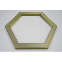 Modular Hexagon Wall Panel – 21 cm Modern Geometric Decor