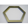 Modular Hexagon Wall Panel – 21 cm Modern Geometric Decor