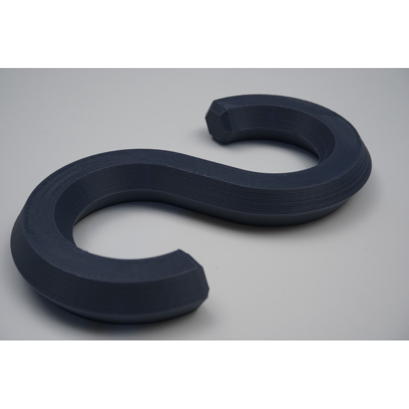 S-Haken PLA – 20 kg Tragkraft – 104×57×12 mm – Innendurchmesser 30 mm – verschiedene Farben erhältlich SHaken S Haken S-Haken PLA – 20 kg Tragkraft – 104×57×12 mm – Innendurchmesser 30 mm – verschiedene Farben erhältlich SHaken S Haken