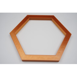 Modular Hexagon Wall Panel – 21 cm Modern Geometric Decor