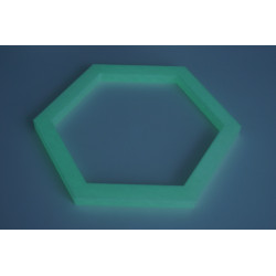 Modulares Hexagon-Wandpaneel – 21 cm Geometrische Deko