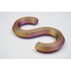 Stabiler S-Haken 104 mm – Belastbar bis 20 kg, Aus PLA, Vielseitig Einsetzbar