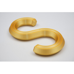 Stabiler S-Haken 104 mm – Belastbar bis 20 kg, Aus PLA, Vielseitig Einsetzbar