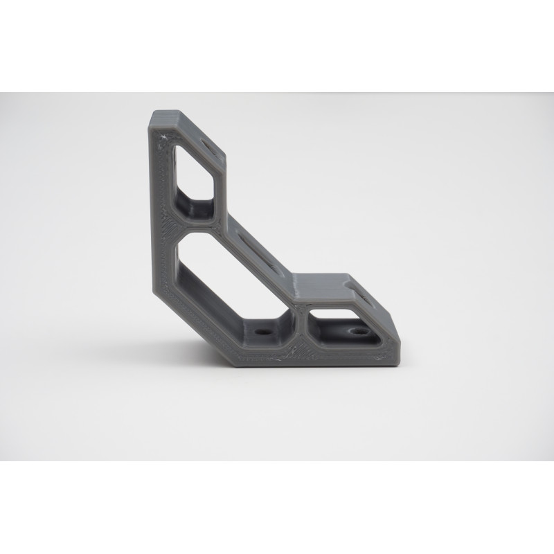 20×20 Aluminium Profil Eckwinkel 82 mm M3 90 Grad