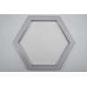 Modular Hexagon Wall Panel – 21 cm Modern Geometric Decor