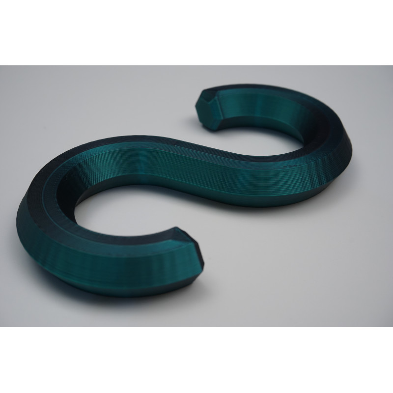 S-Haken PLA – 20 kg Tragkraft – 104×57×12 mm – Innendurchmesser 30 mm – verschiedene Farben erhältlich SHaken S Haken S-Haken PLA – 20 kg Tragkraft – 104×57×12 mm – Innendurchmesser 30 mm – verschiedene Farben erhältlich SHaken S Haken