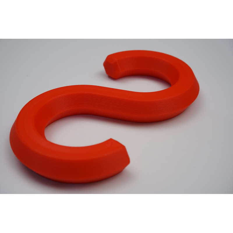 S-Hook PLA – 20 kg Load Capacity – 104×57×12 mm – Inner Diameter 30 mm – Available in Various Colours – SHook S Hook S-Hook PLA – 20 kg Load Capacity – 104×57×12 mm – Inner Diameter 30 mm – Available in Various Colours – SHook S Hook